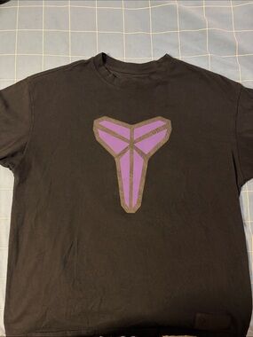 Nike Kobe M90 Black Tee with Purple Kobe Logo Graphic